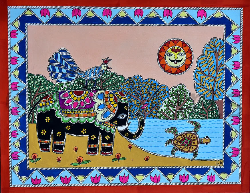 Jungle Harmony, Size-14×11 Inch
