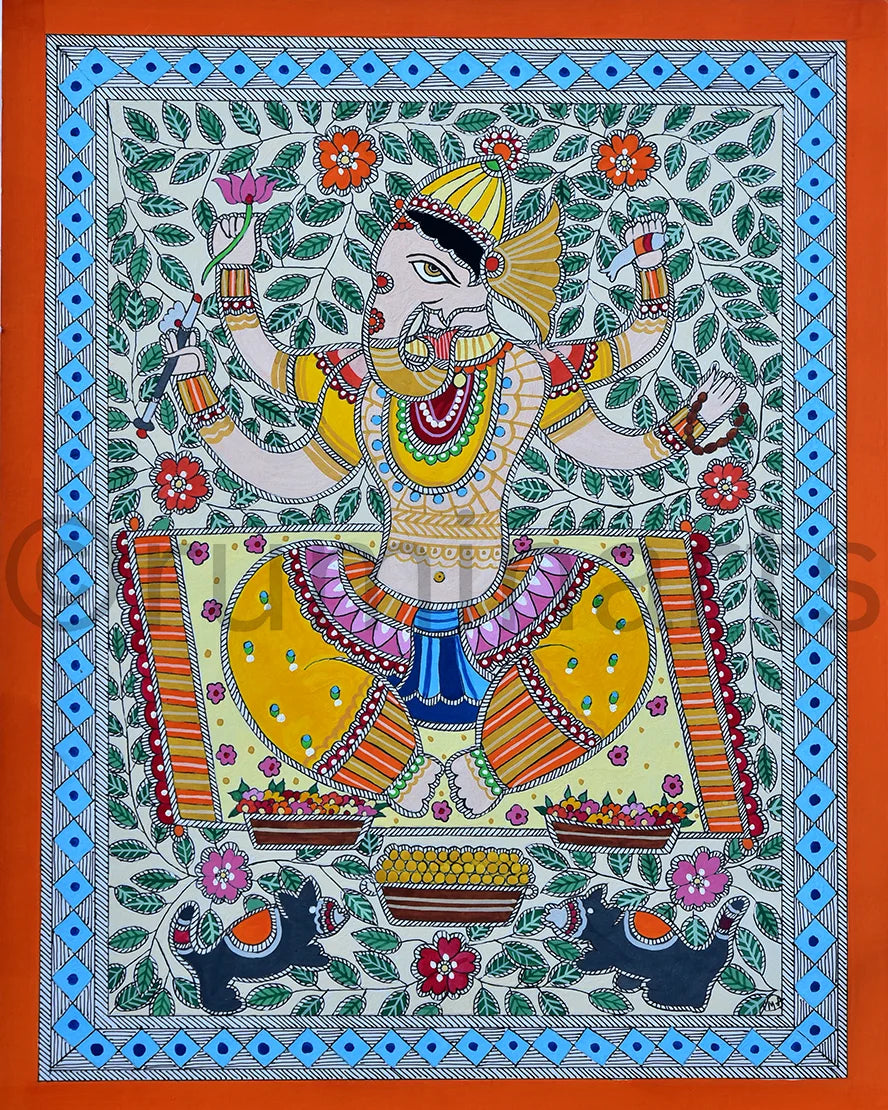 Ganesh Ji, Size:11×14 Inch