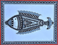 Black and White Fish-II, Size : 11×14 Inch