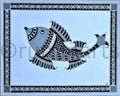 Black and White Fish-I, Size:11×14 Inch