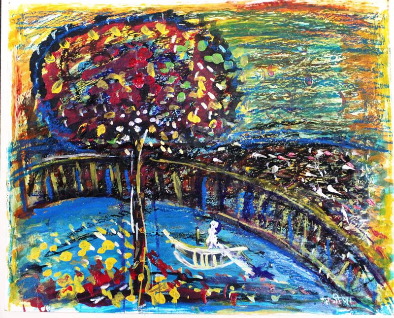 Sailing Downstream, Size-11×14 Inch