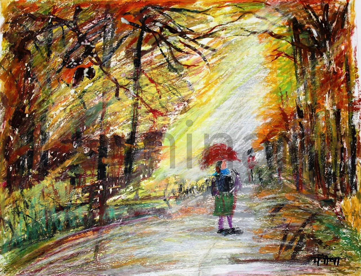 Sunny day, Size-10×14 Inch