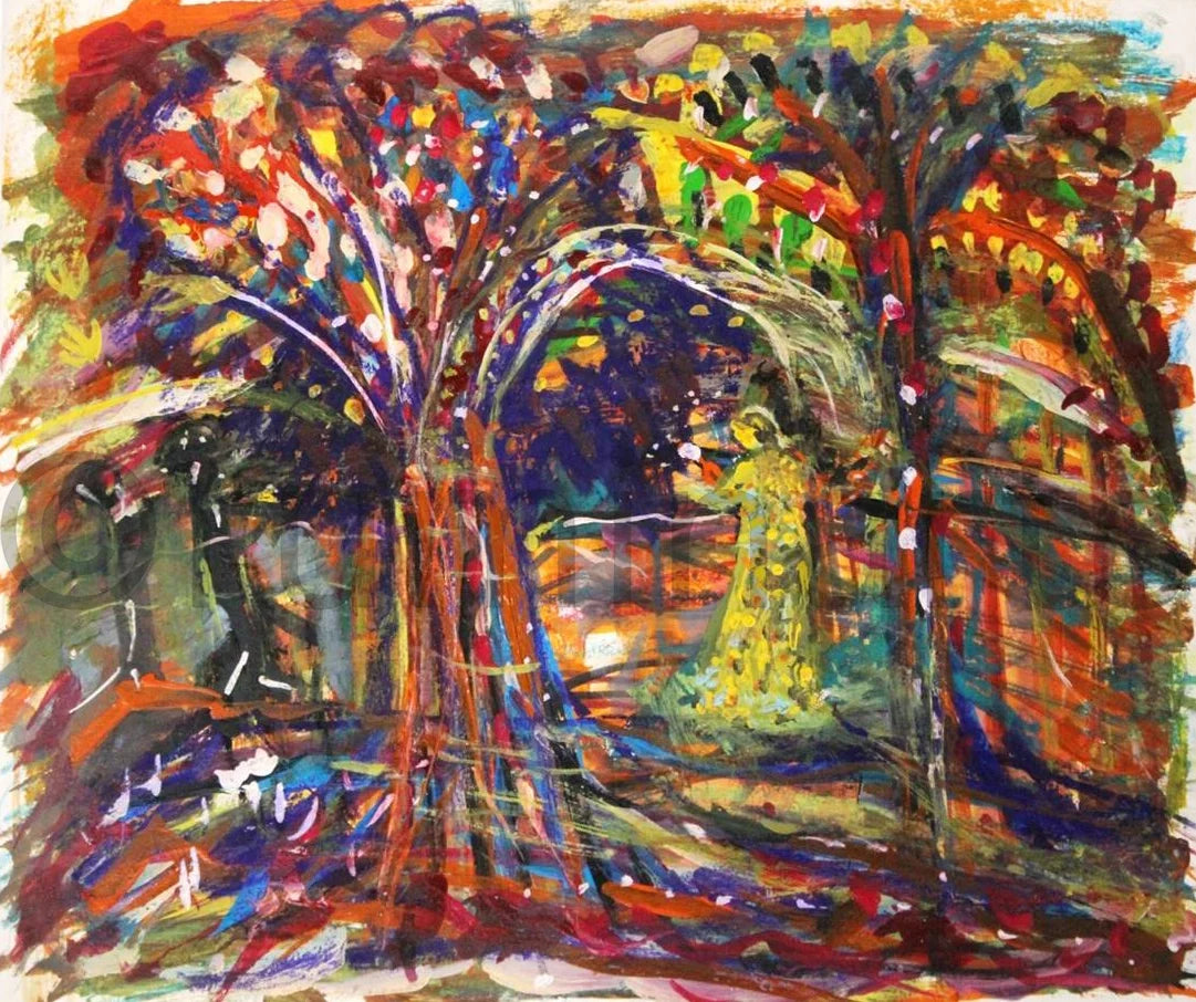 Trying to catch beauty, Size-10×12 Inch