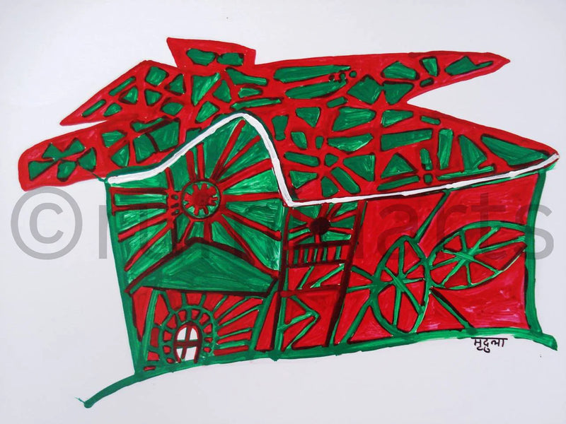 Acrylic on Paper, Size-10×16Inch