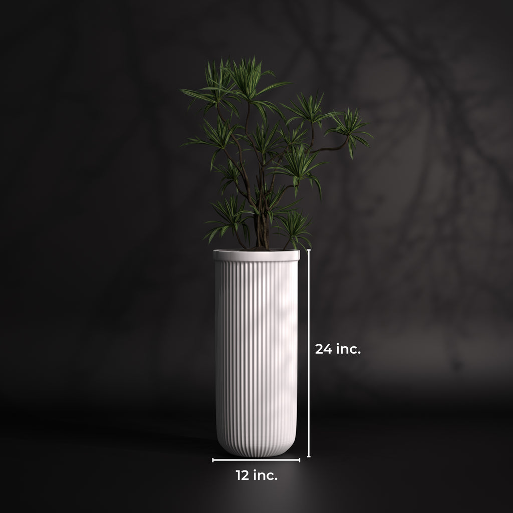 Linaro polo M - Medium Size Plant Pot | FRP Planter