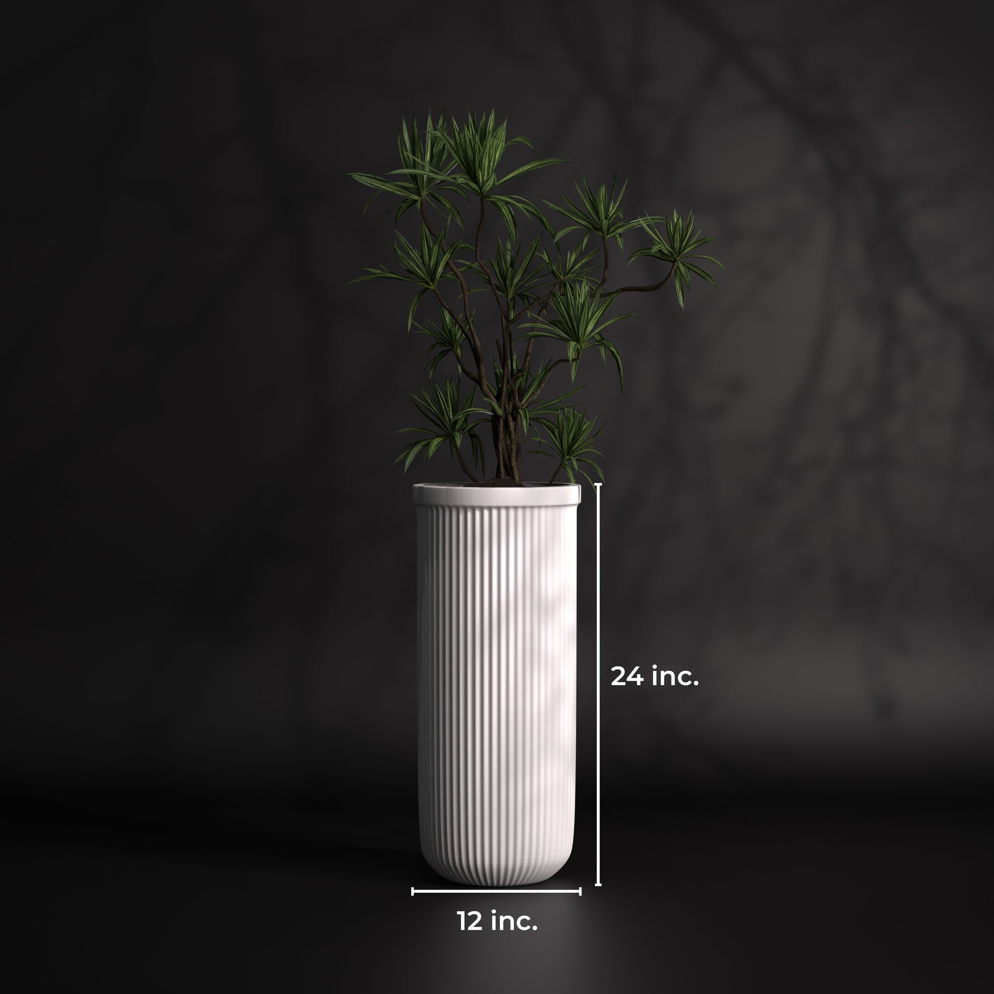 Linaro polo M - Medium Size Plant Pot | FRP Planter