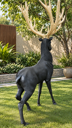 Majestic-Stag, | Raindeer Sculpture