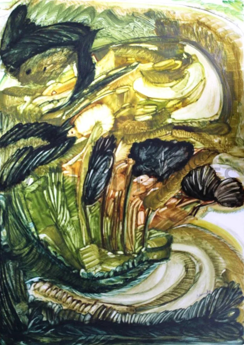 Way to dense Forest, Size- 11×16 Inch