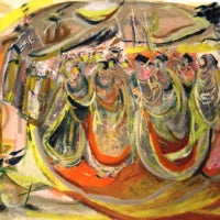 Mob for Glimpse, Size-14×11 Inch