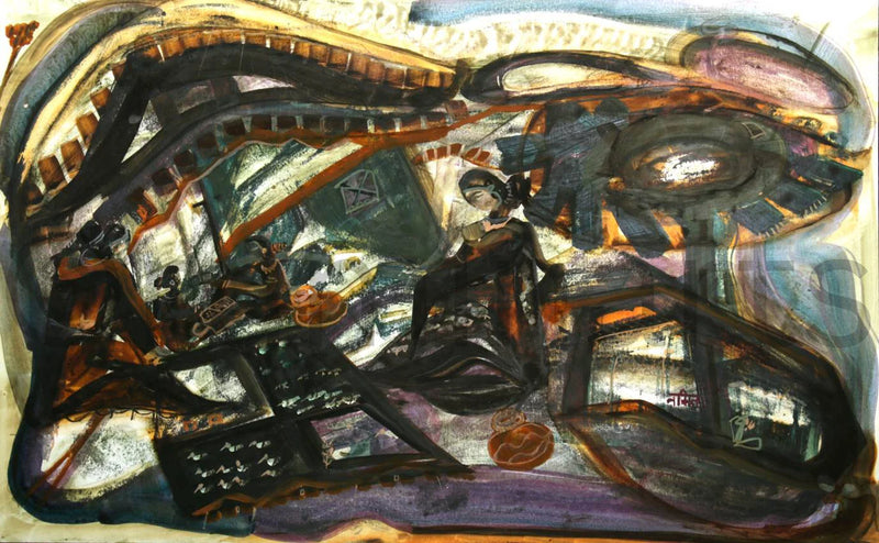 Action Plan of Indian house, Size-11×16 Inch