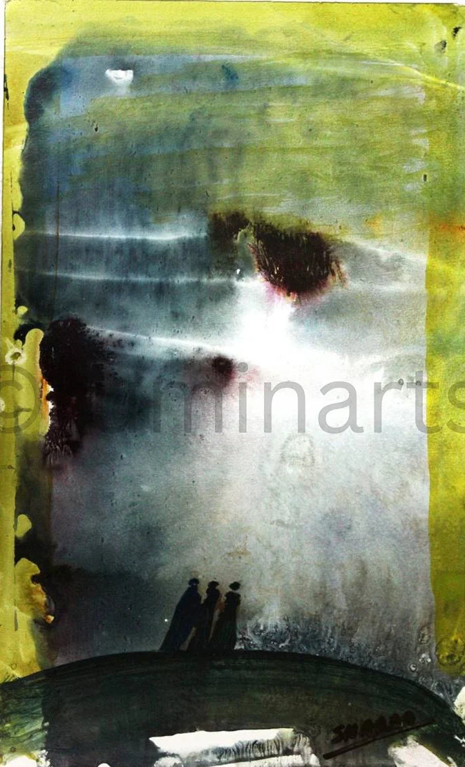 Walk through thunder, Size- 7×11 Inch