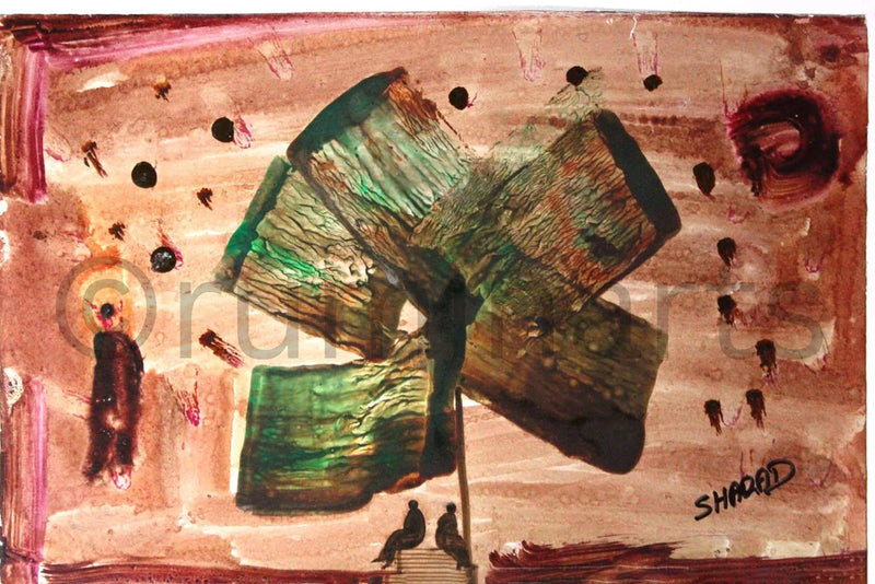 Windmill of talks, Size- 7×10 Inch
