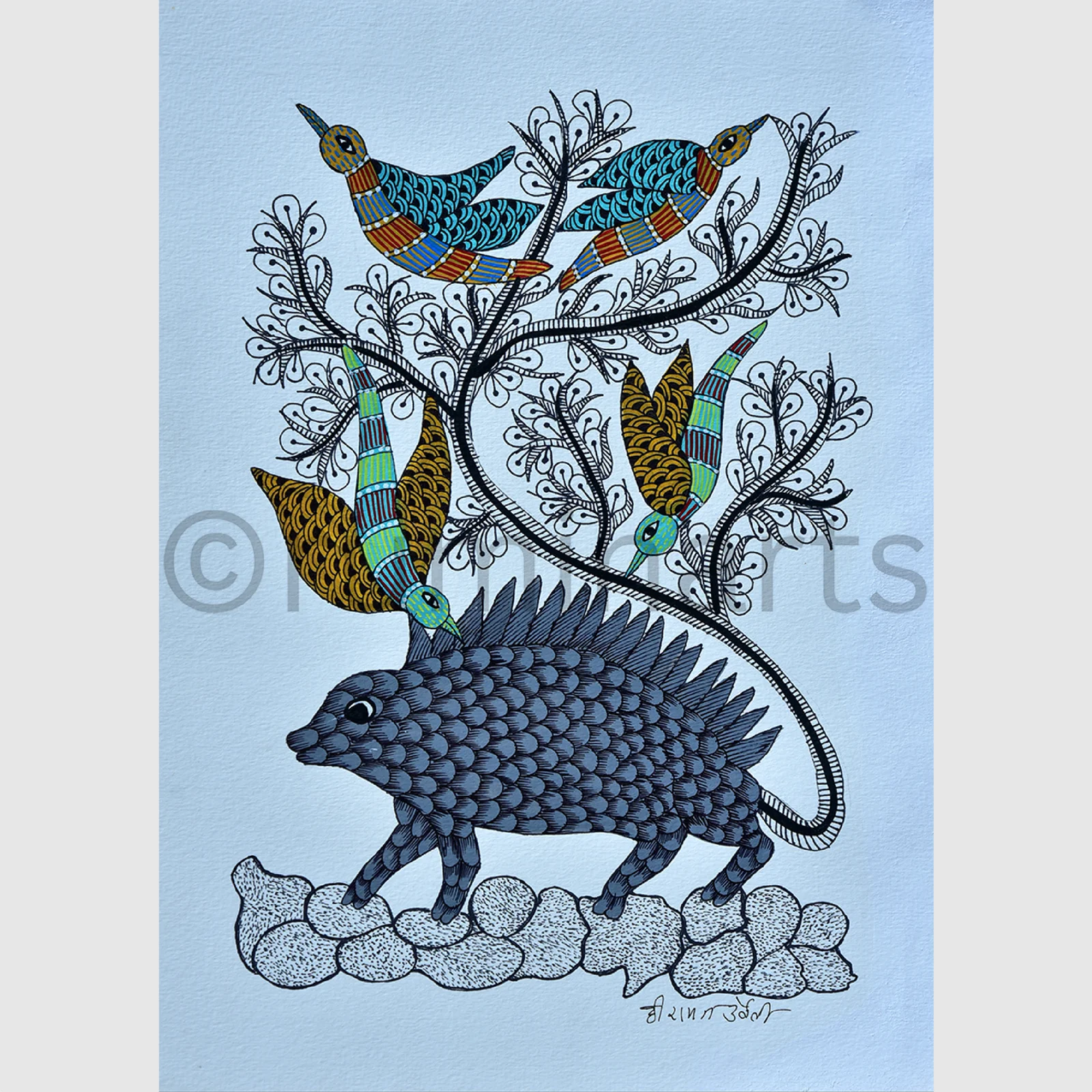 Silent Power, Size-15×11 Inch