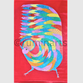 Joy of colors peacock, Size-50×29 Inch