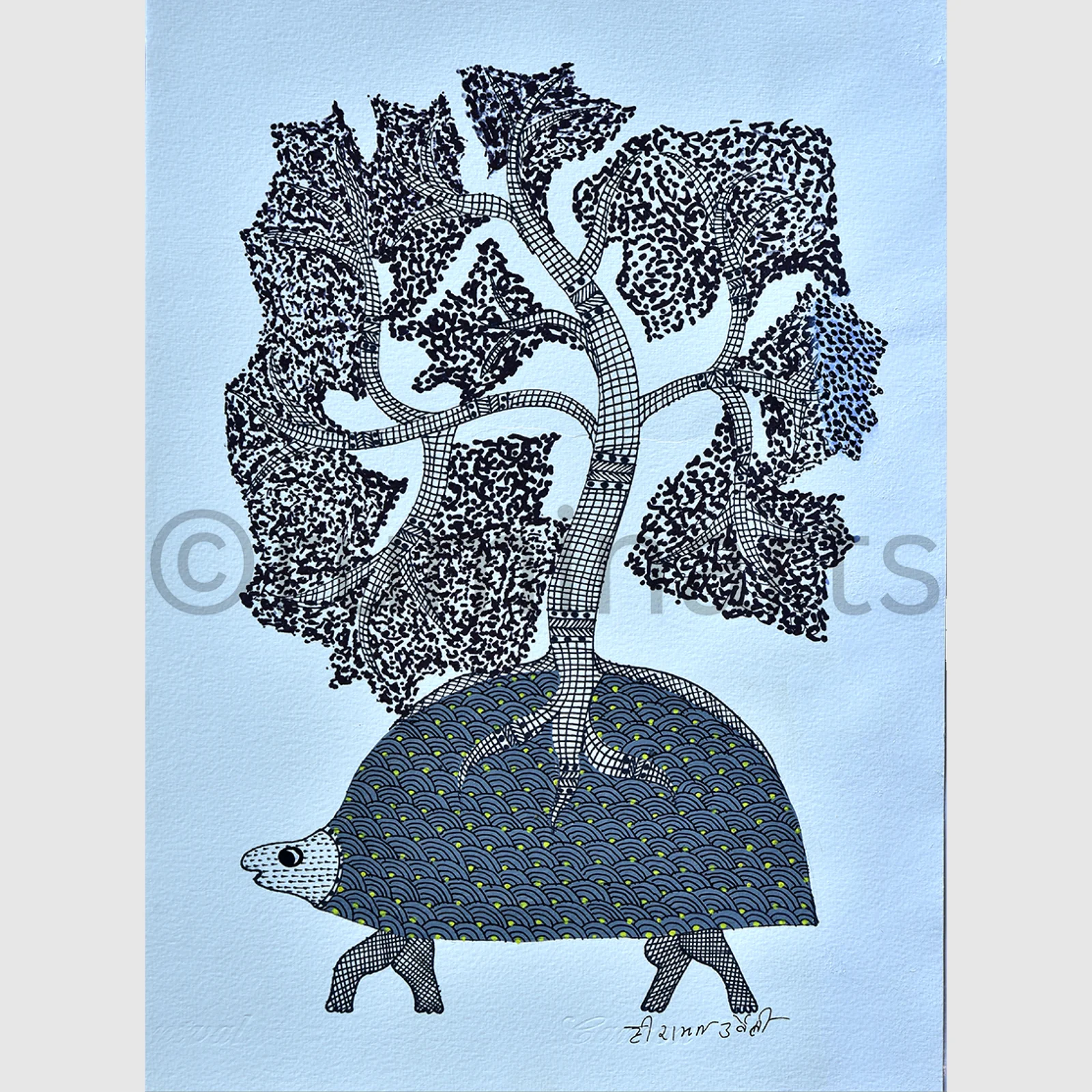 Moving life, Size-15×11 Inch