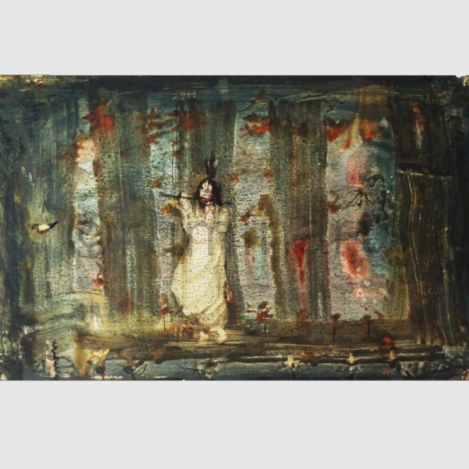 Music of Krishna, Size-8×12 Inch
