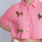 Pink Cotton Shirt
