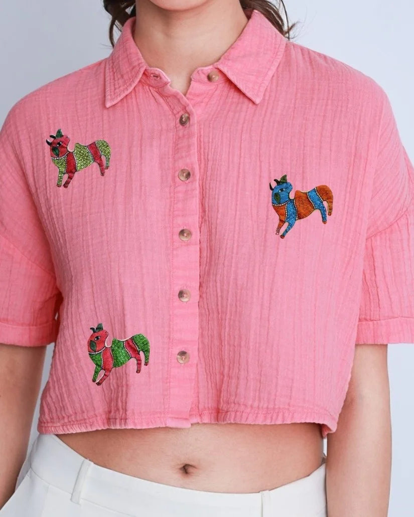 Pink Cotton Shirt