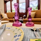 Hand Painted Dining Table blue Mat & Napkin set