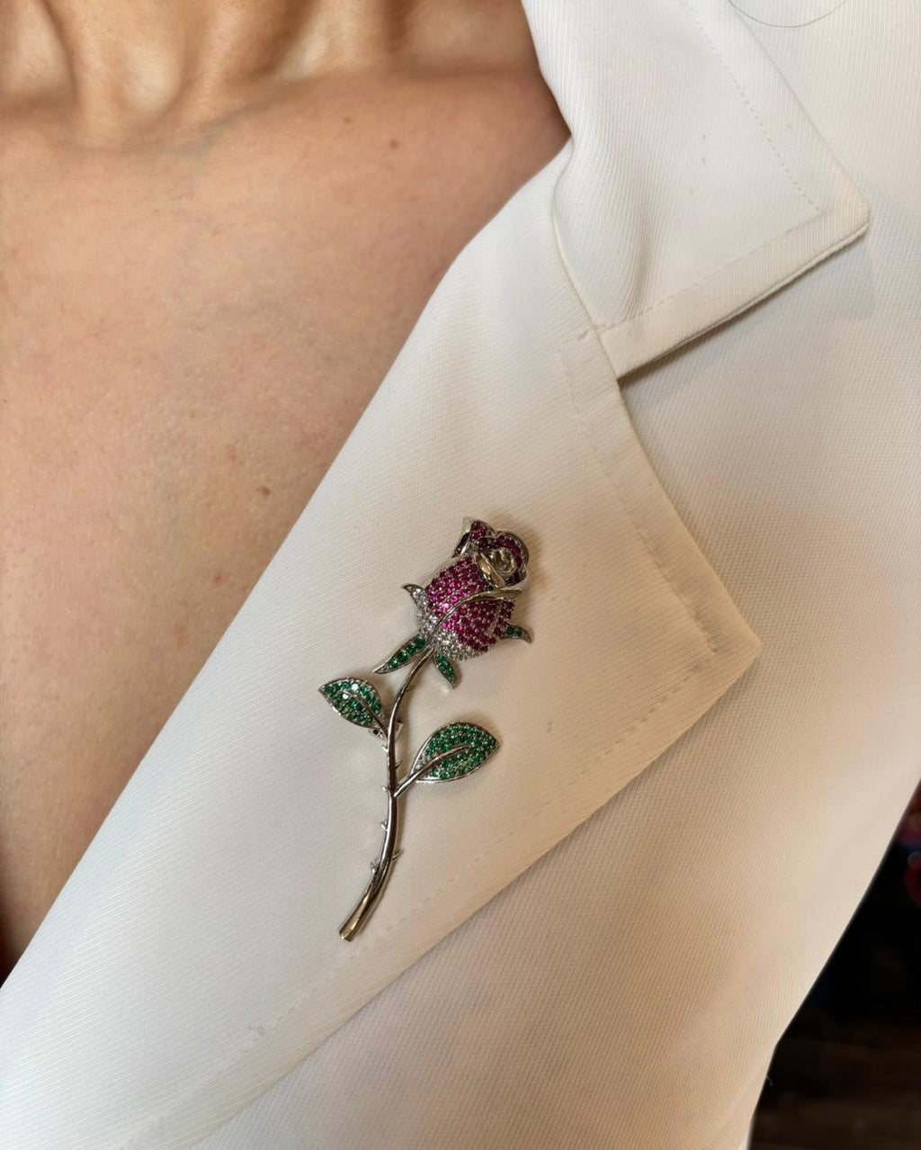 Victorian Rose Brooch