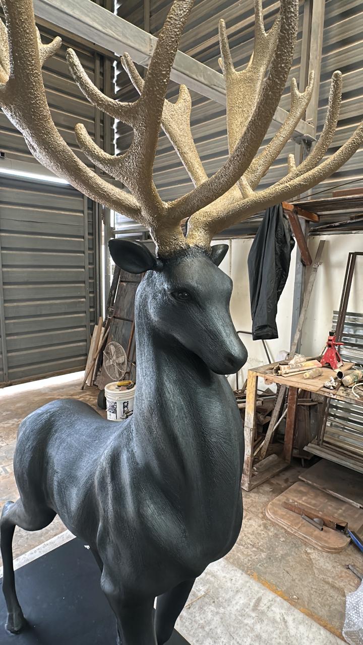 Majestic-Stag, | Raindeer Sculpture