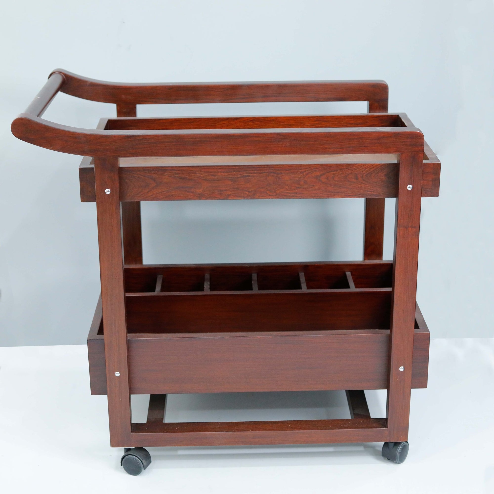 Teak Wood Bar Trolley