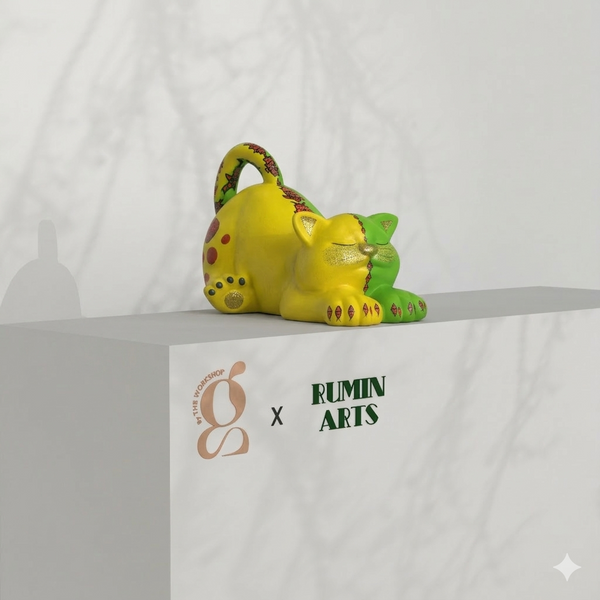Yellow Cat - Rumin Arts Collection