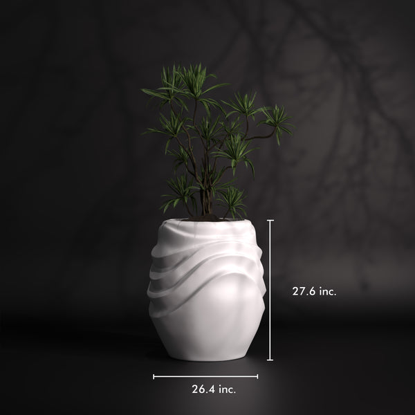 Wavesum - M | Modern FRP Planter