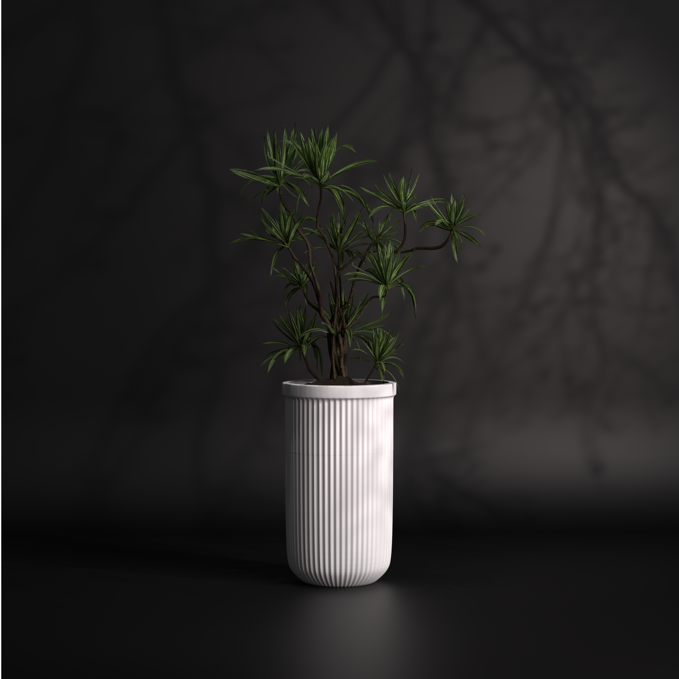 Linaro polo S - Desk Planter | FRP Planter