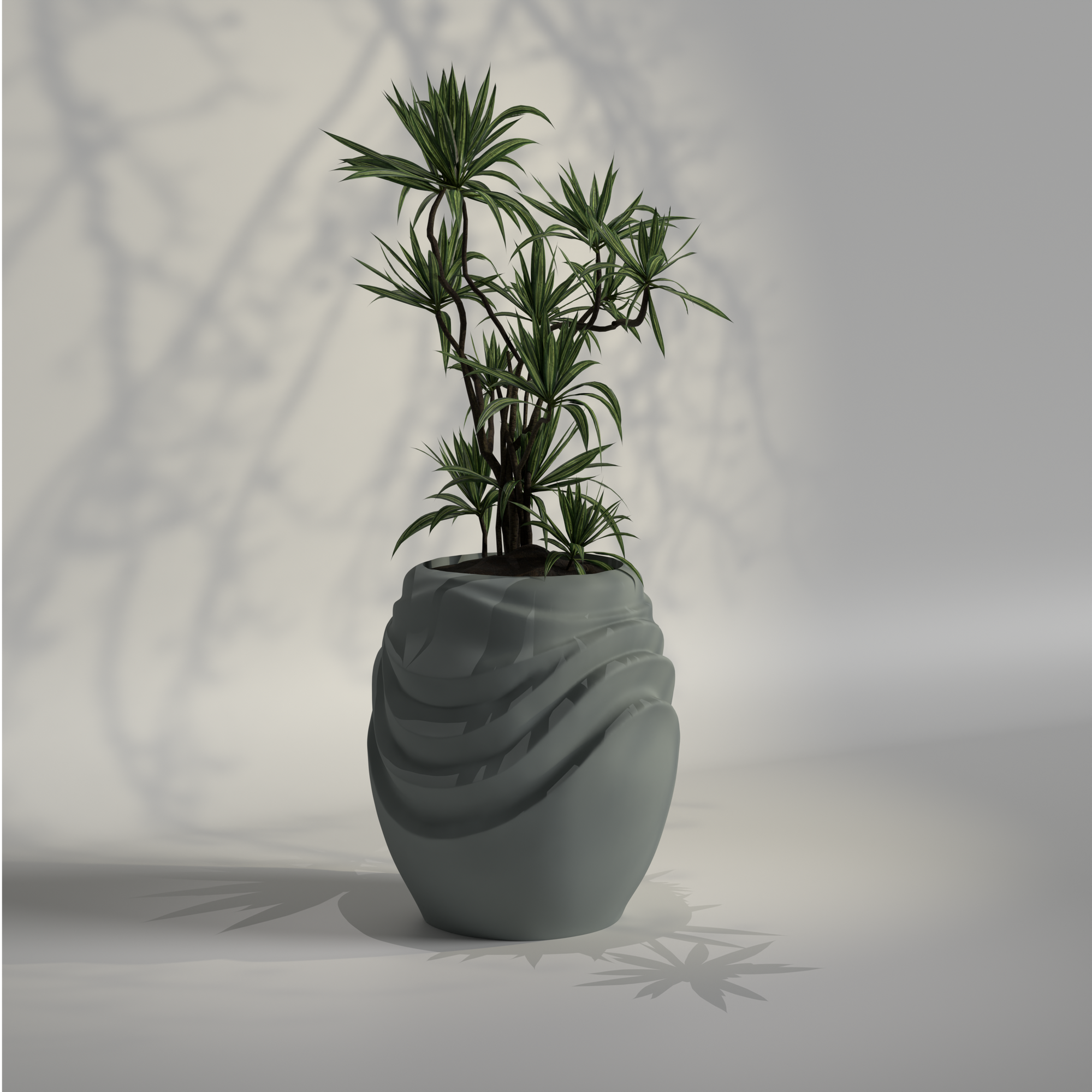 Wavesum | Modern FRP Planter