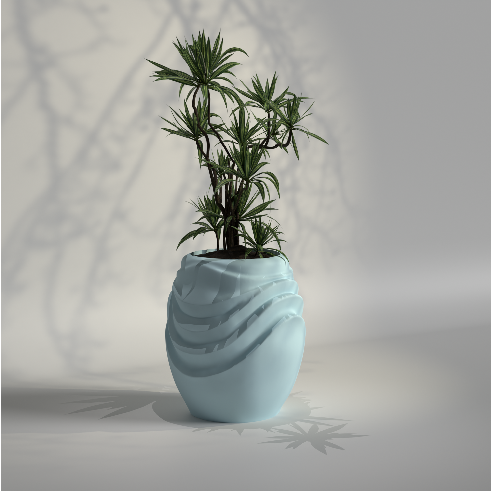 Wavesum | Modern FRP Planter
