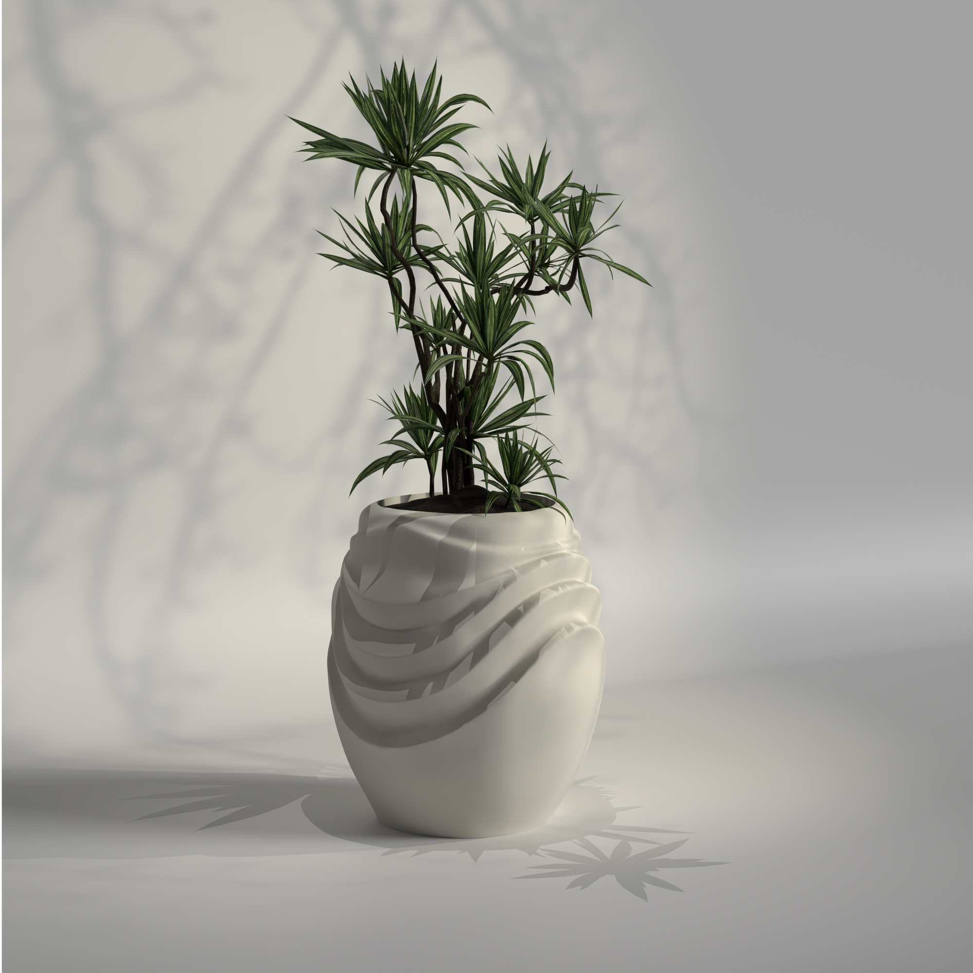 Wavesum | Modern FRP Planter