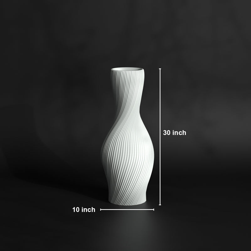 Swirl Twist M |  FRP Plant Pot | 30 inch