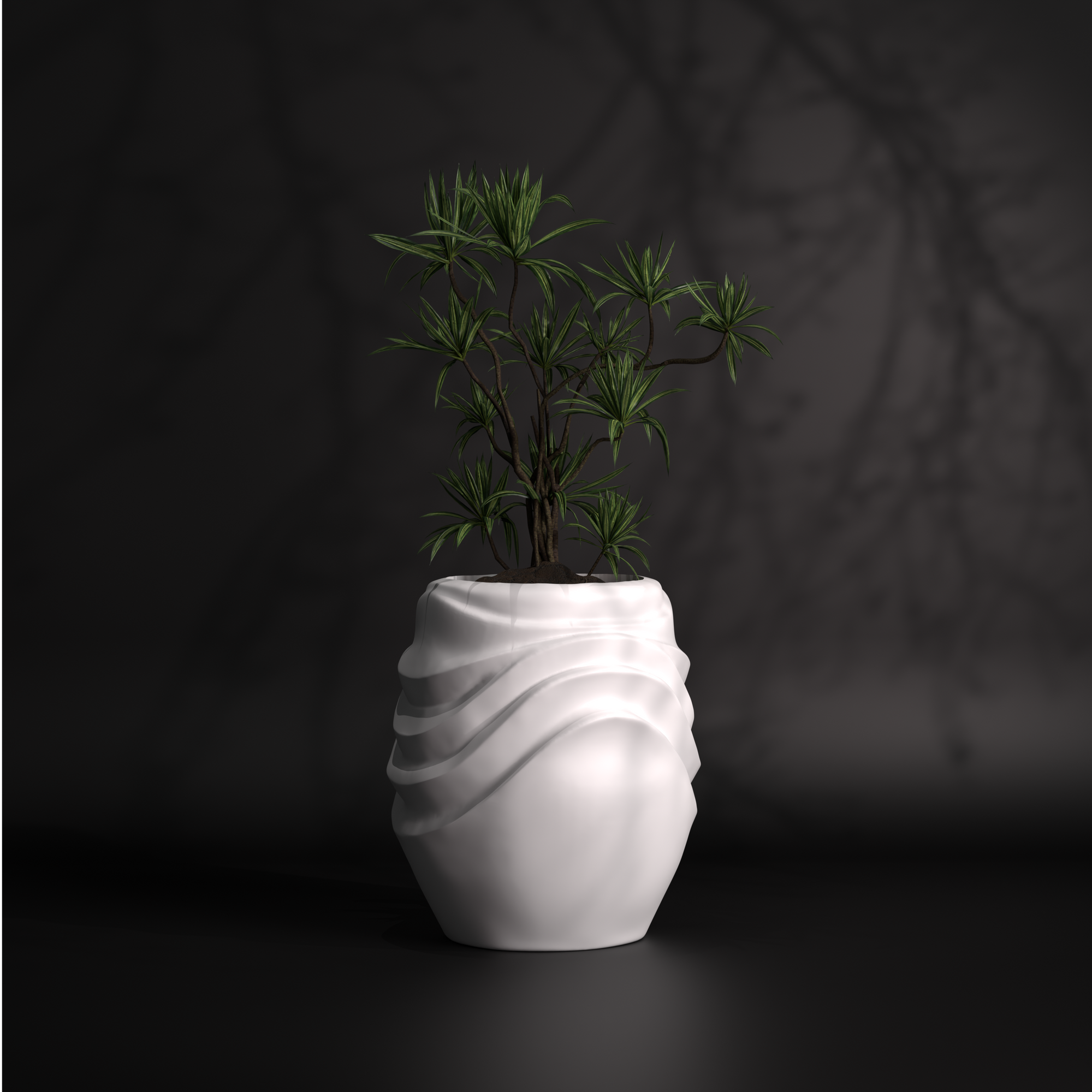 Wavesum - M | Modern FRP Planter
