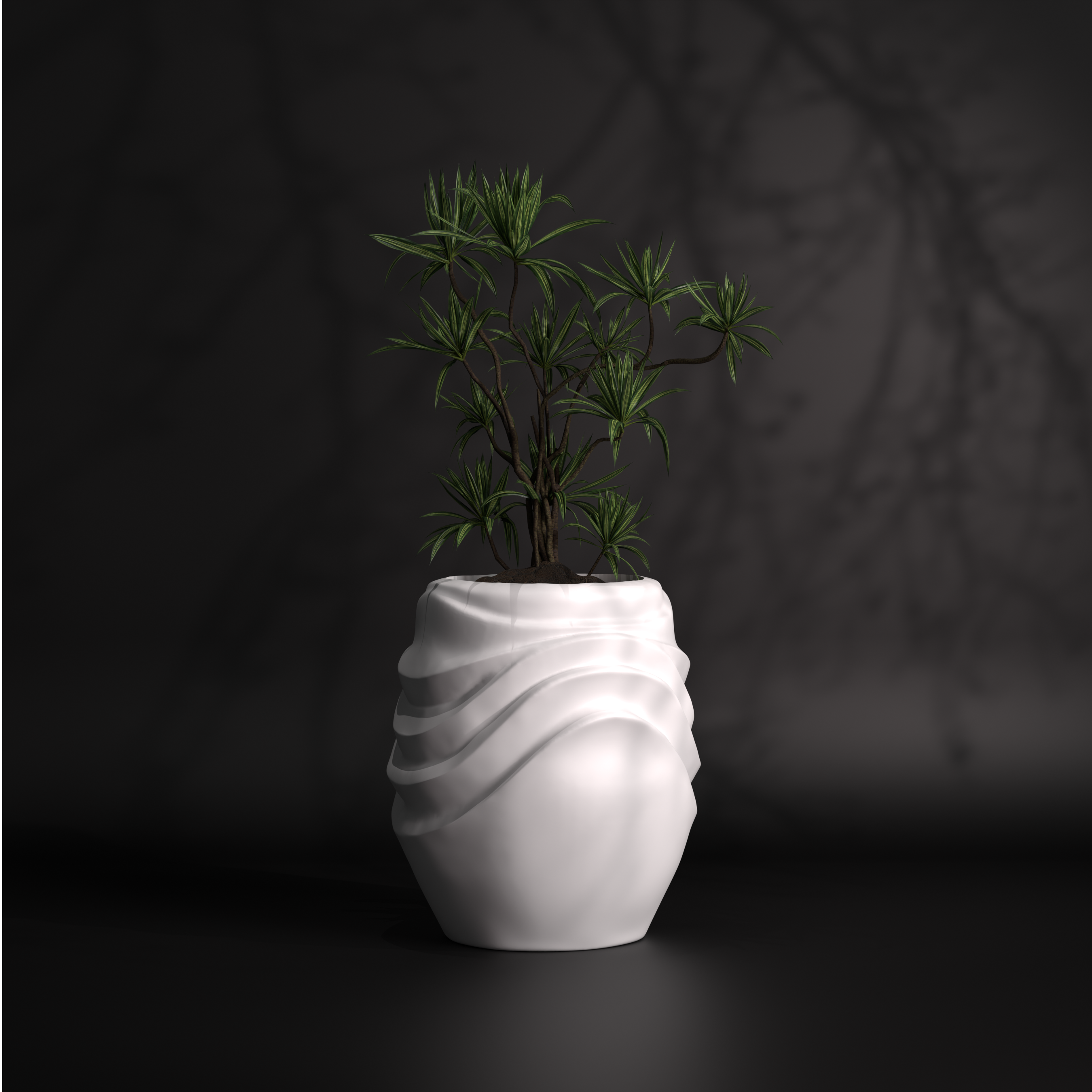 Wavesum - M | Modern FRP Planter