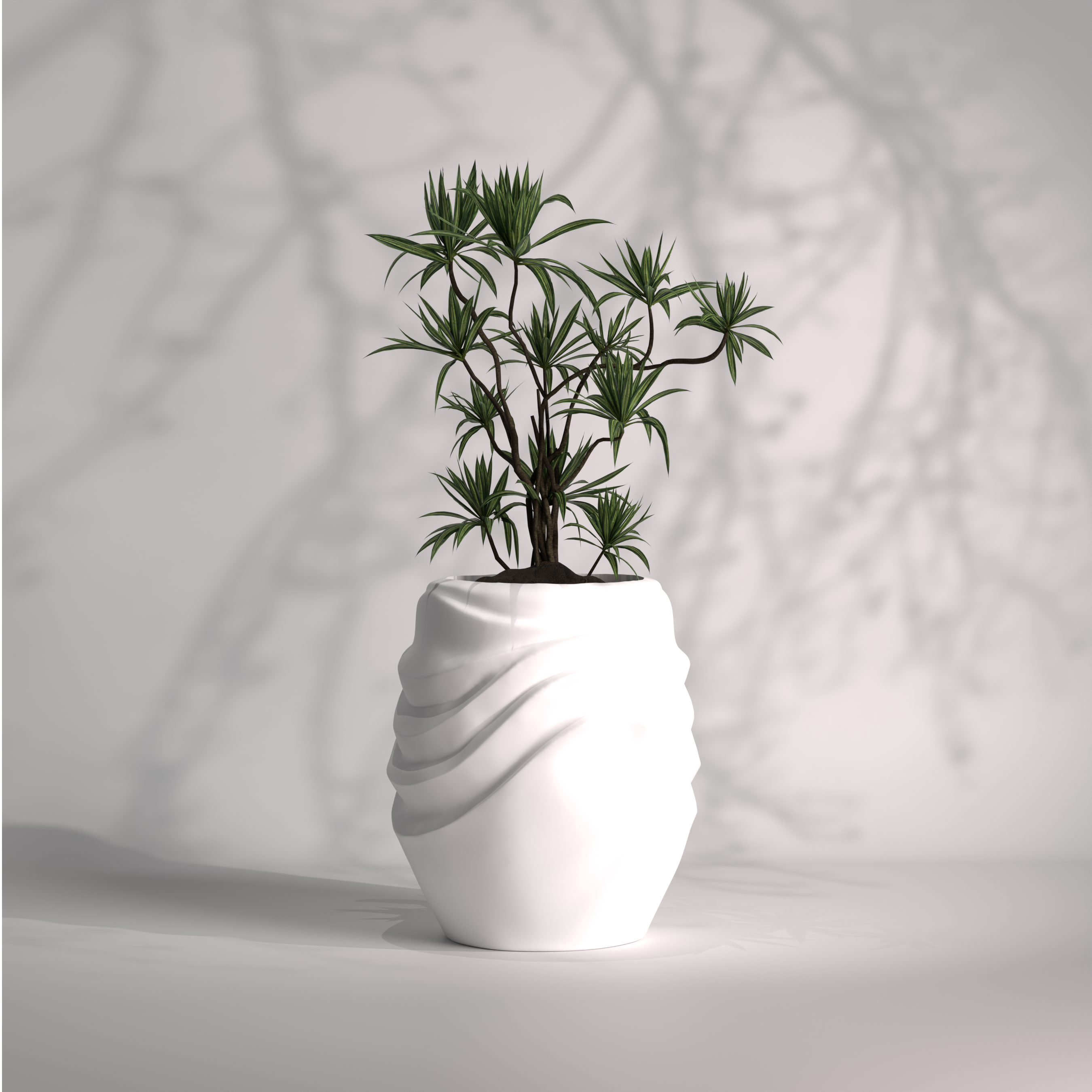 Wavesum - M | Modern FRP Planter