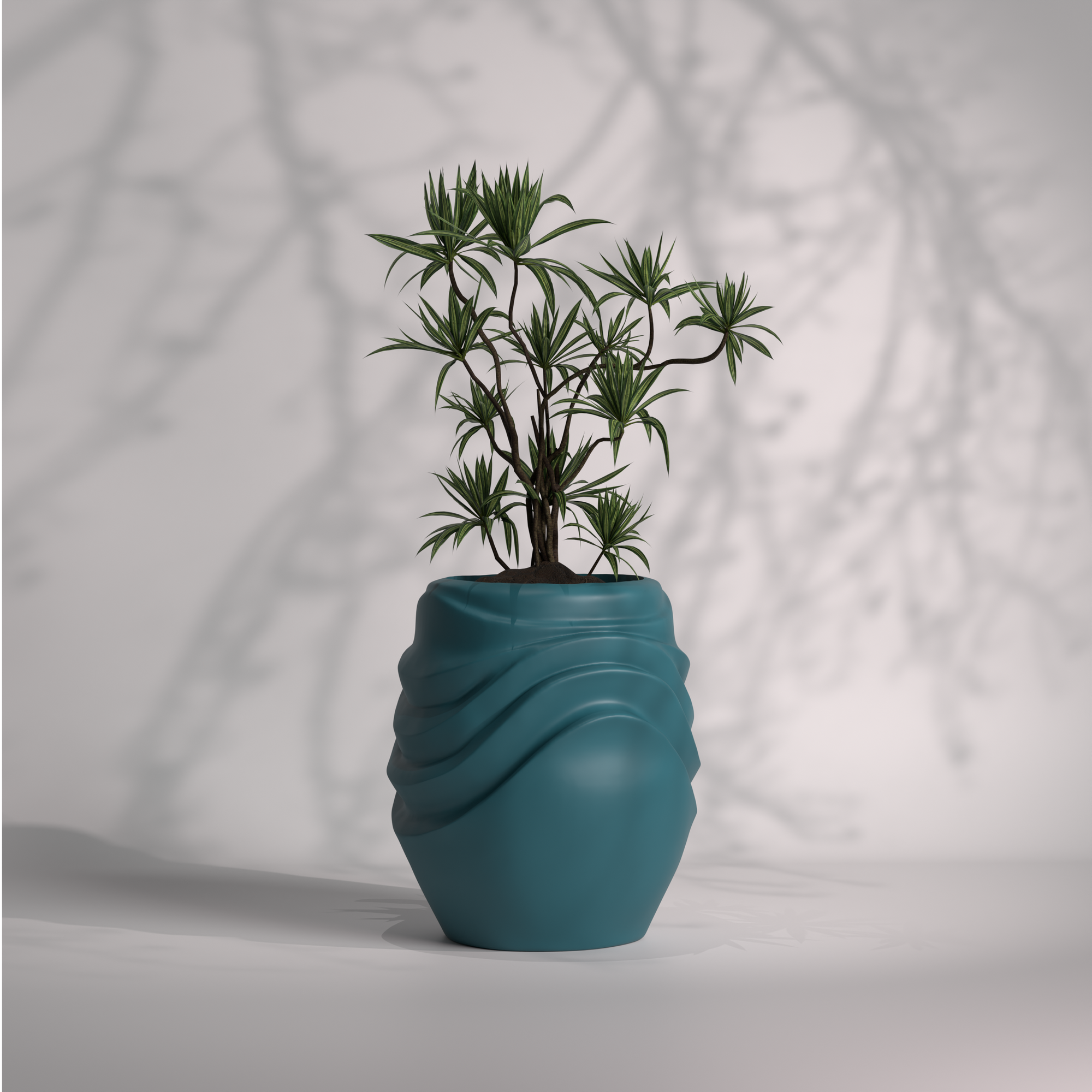 Wavesum - M | Modern FRP Planter