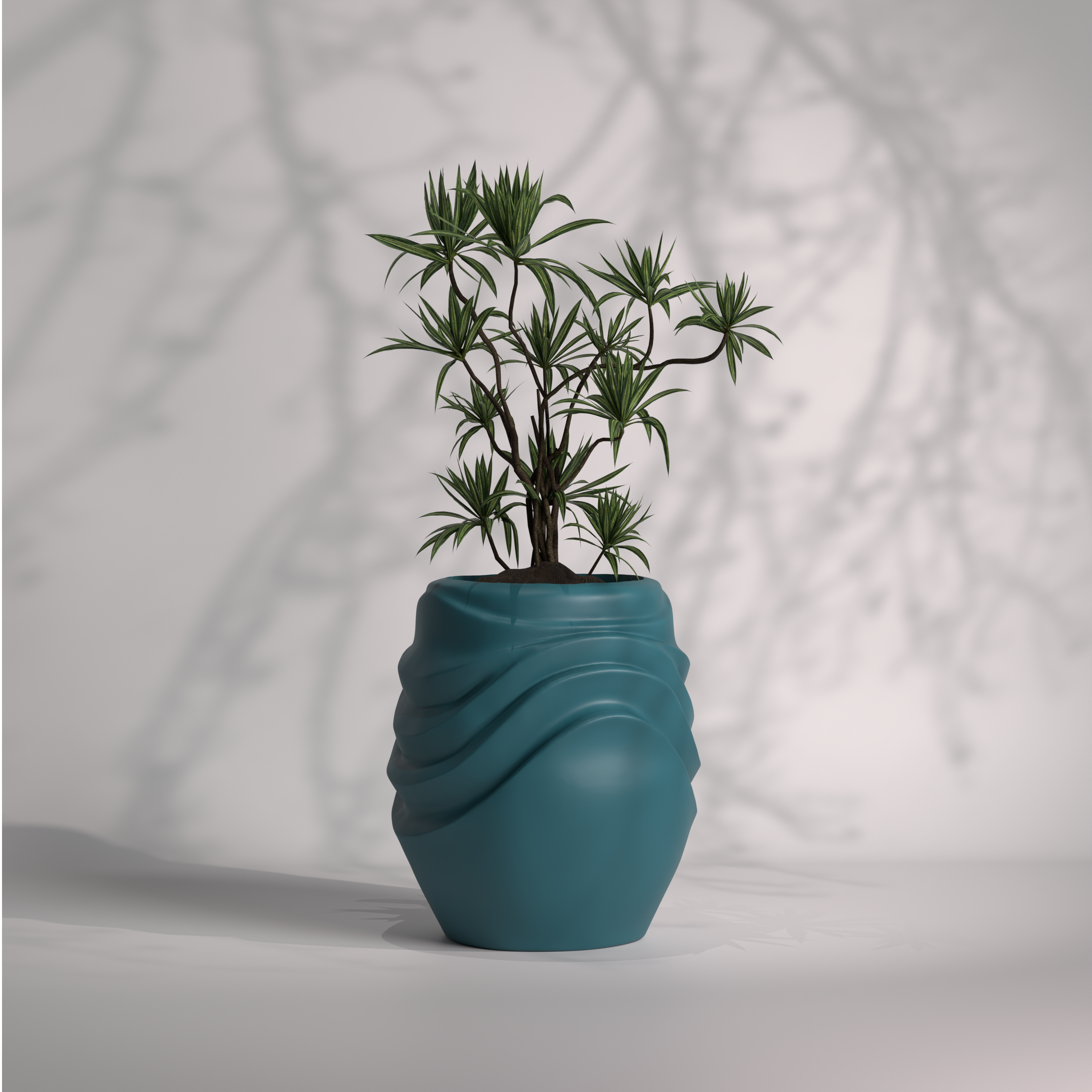 Wavesum - M | Modern FRP Planter
