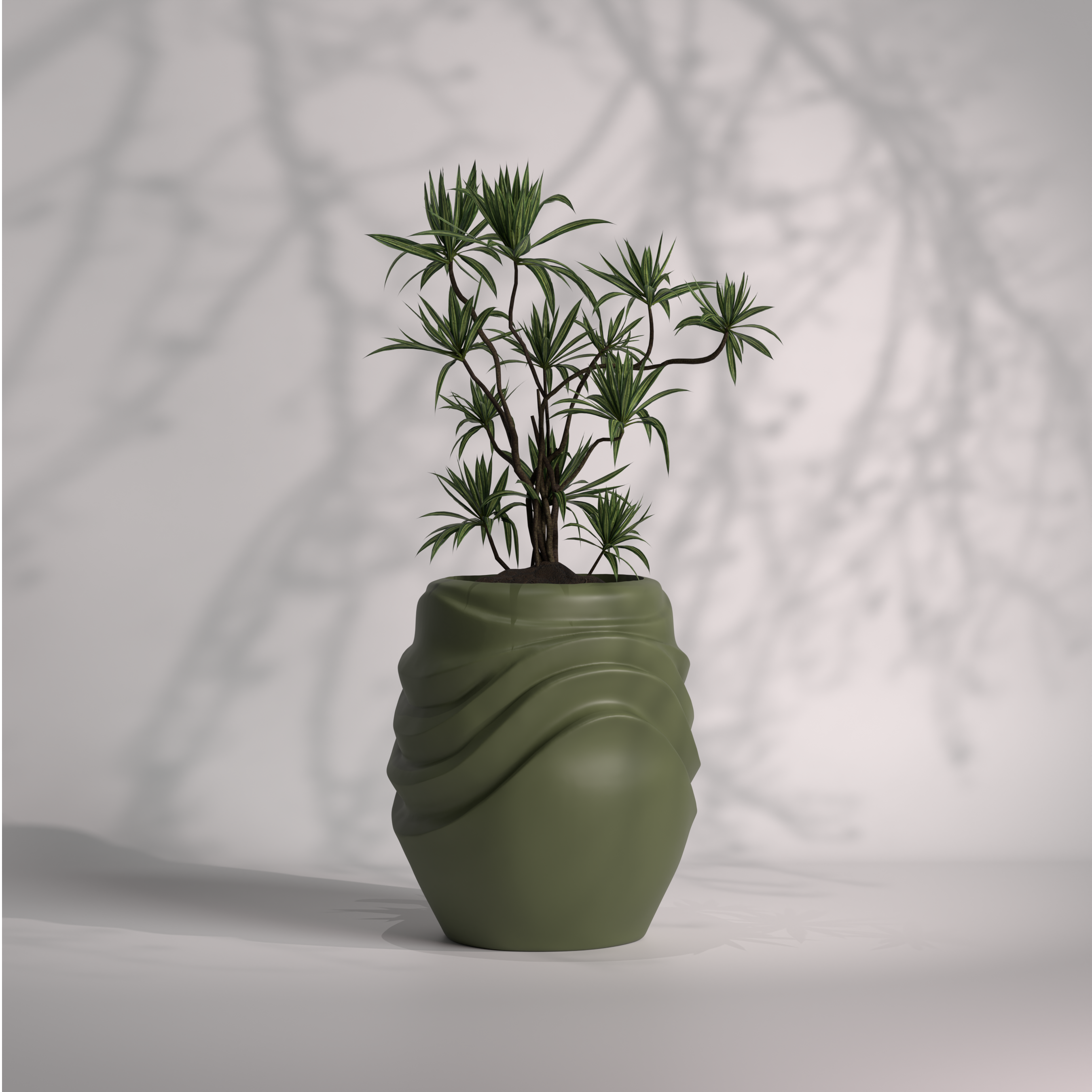 Wavesum - M | Modern FRP Planter
