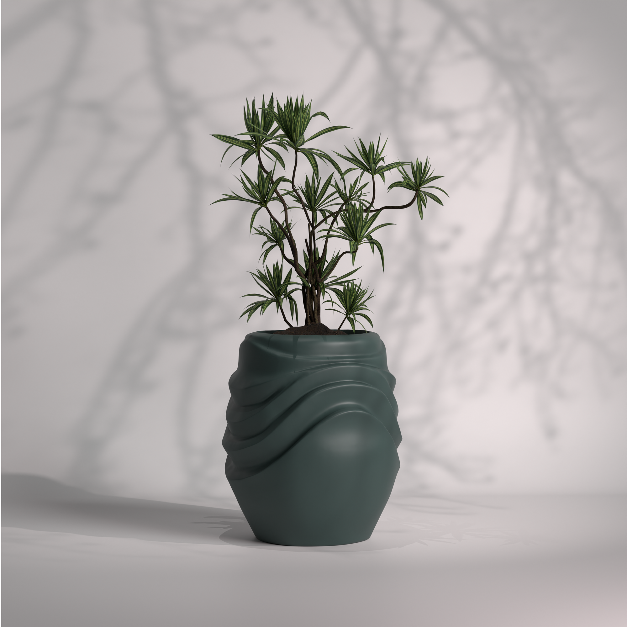 Wavesum - M | Modern FRP Planter