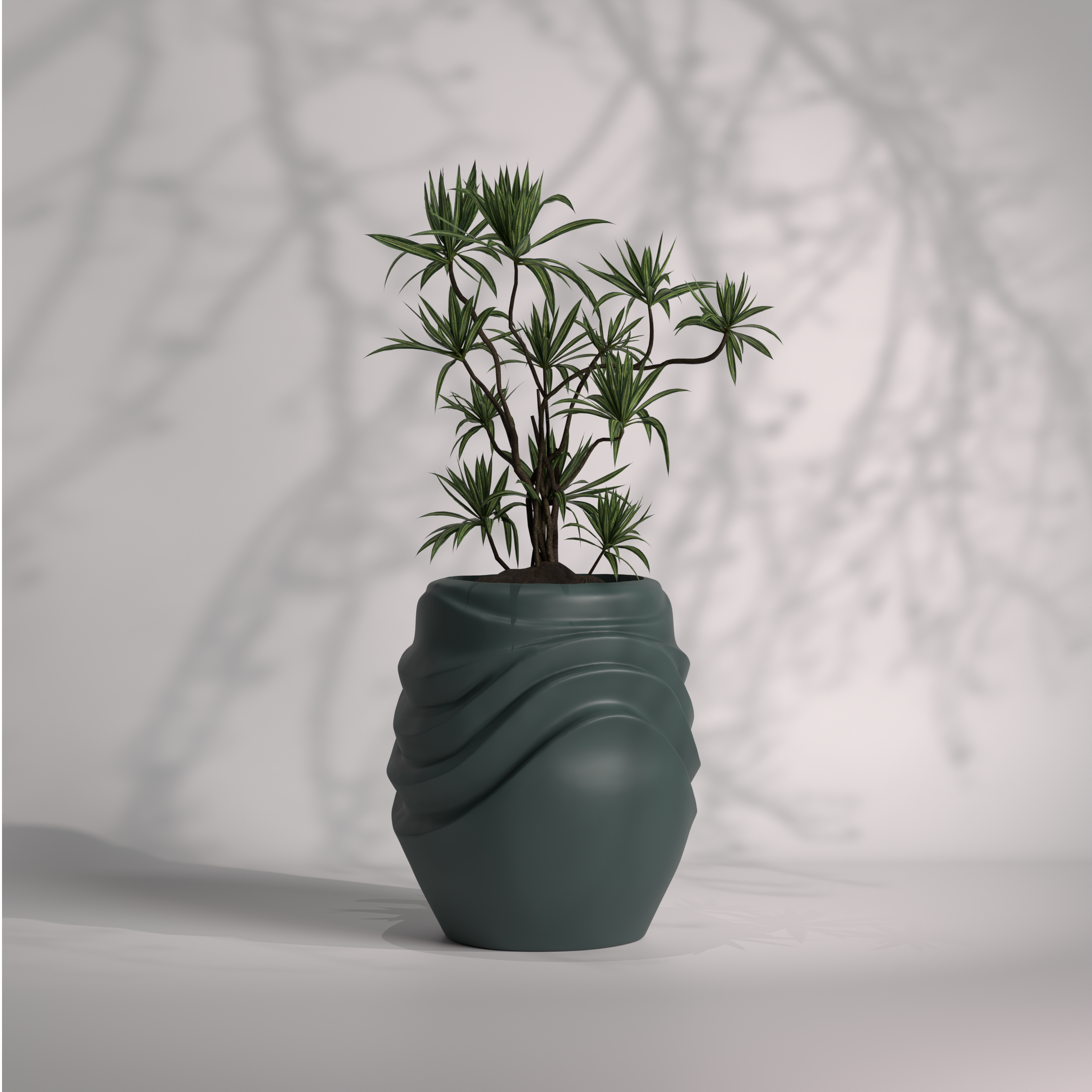 Wavesum - M | Modern FRP Planter