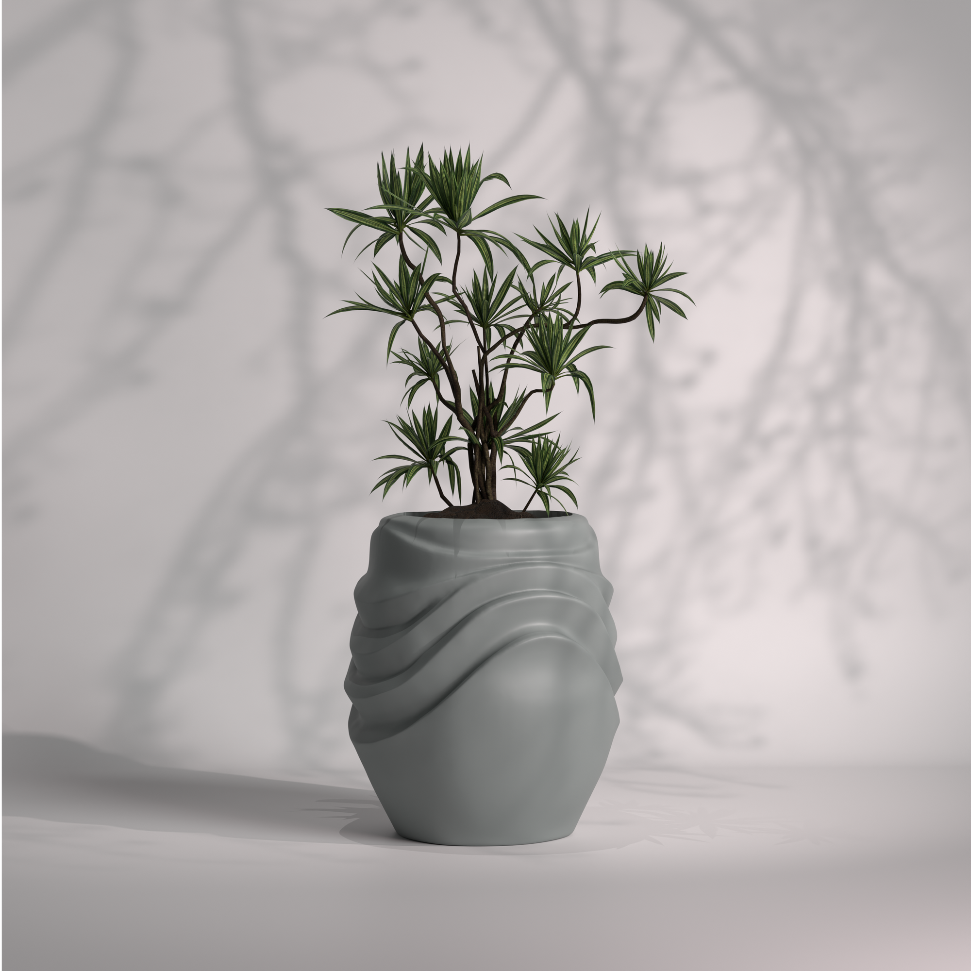 Wavesum - M | Modern FRP Planter