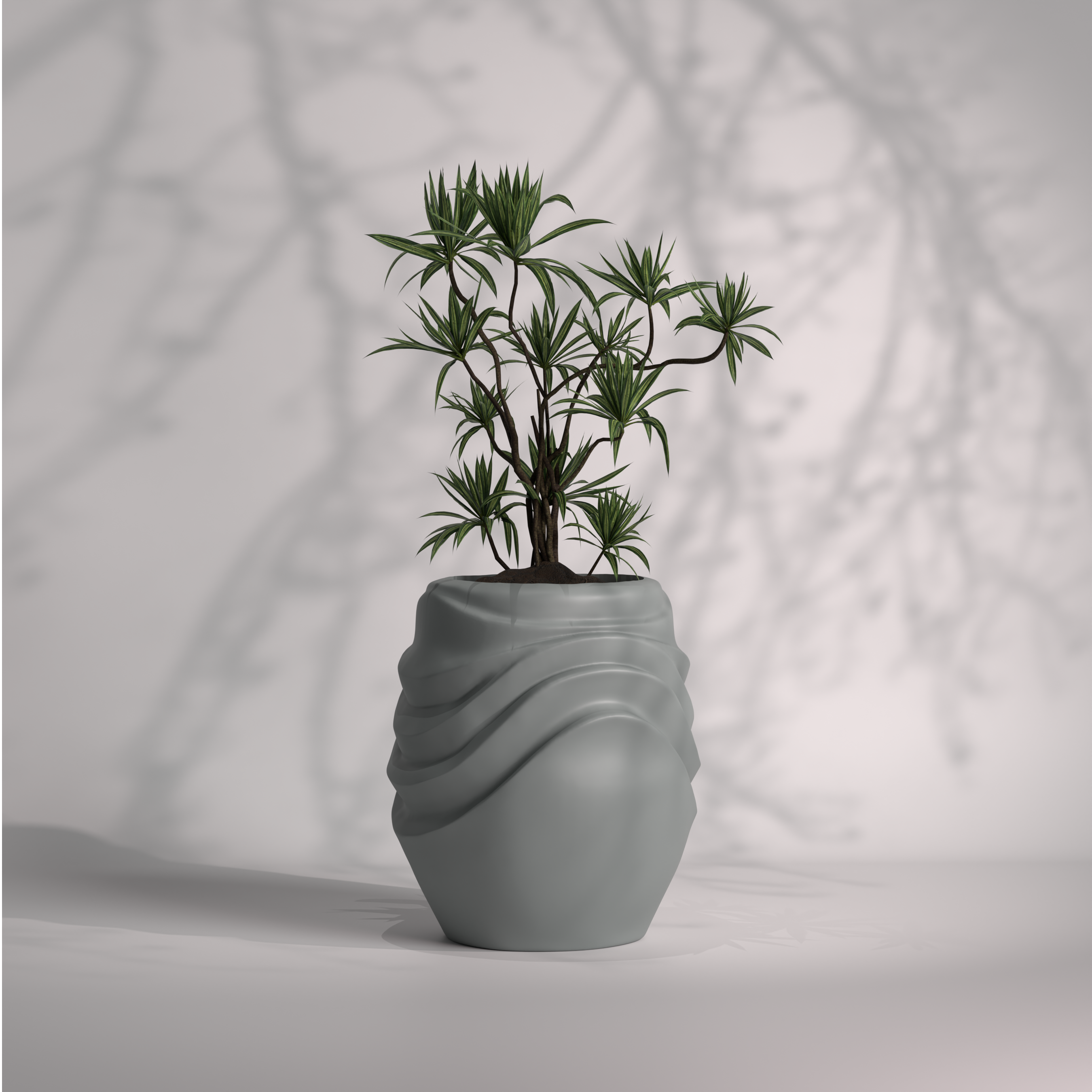 Wavesum - M | Modern FRP Planter