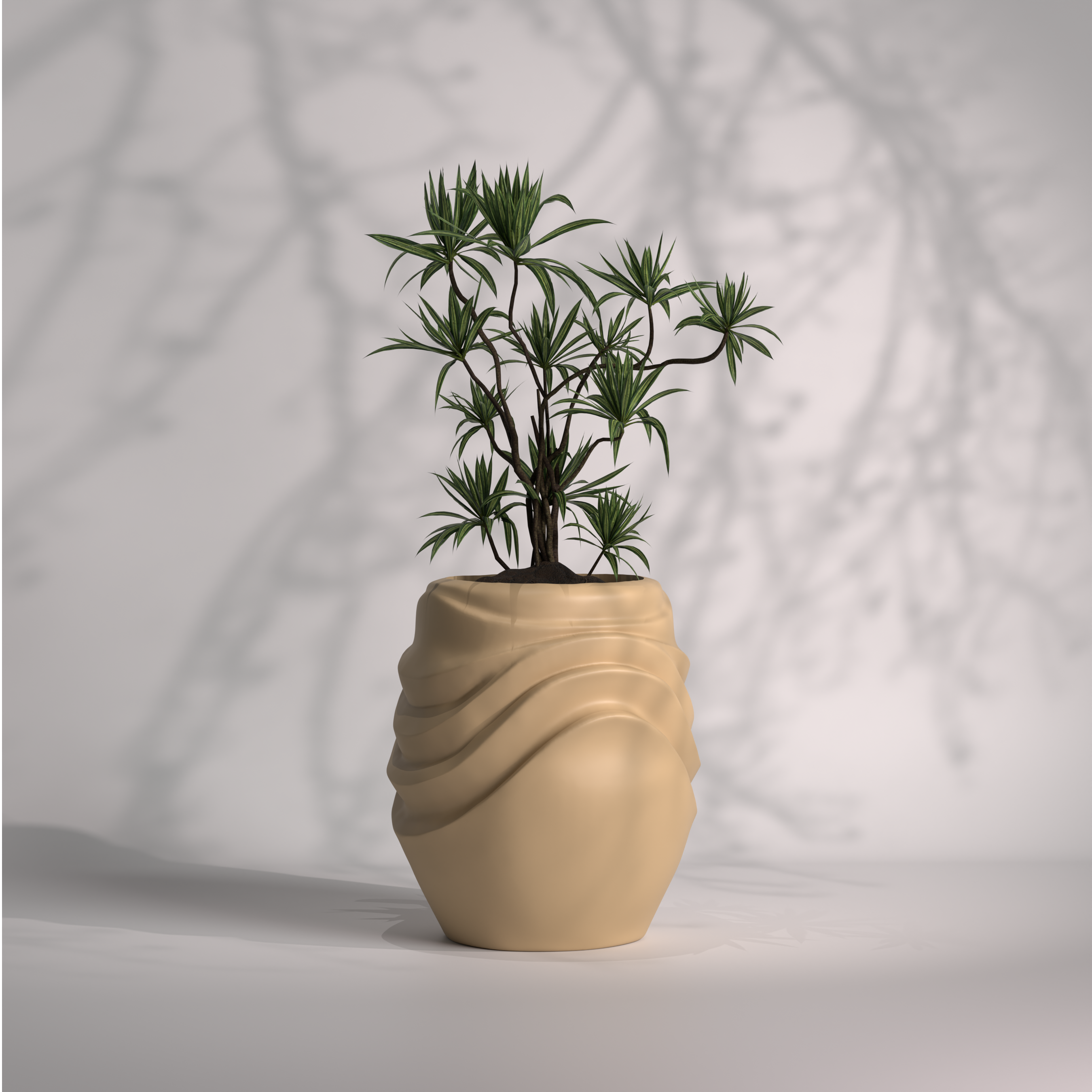 Wavesum - M | Modern FRP Planter