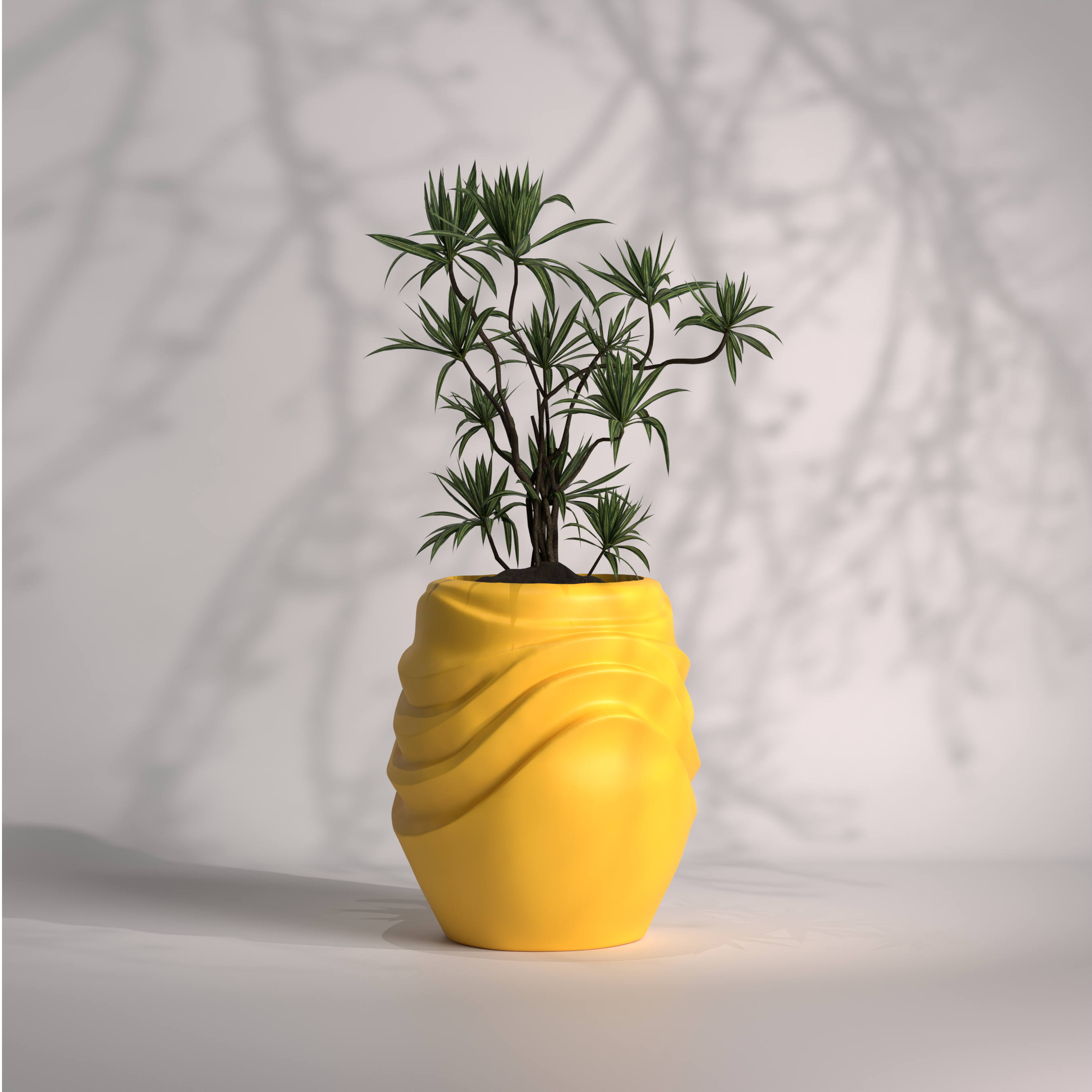 Wavesum - M | Modern FRP Planter