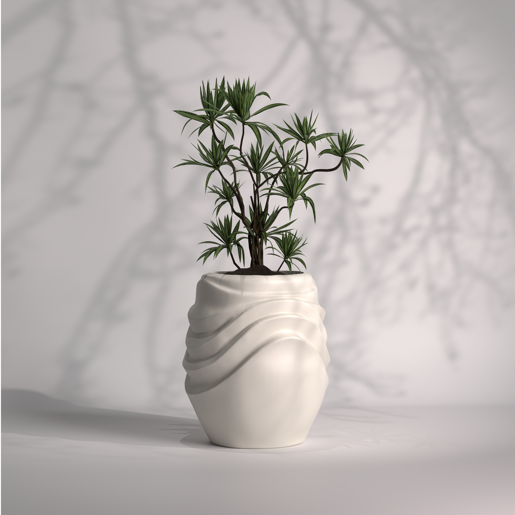 Wavesum - M | Modern FRP Planter